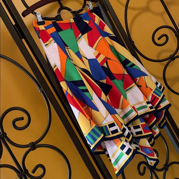 LAUREN RALPH LAUREN Nautical Print Skirt - Picture 2 of 11